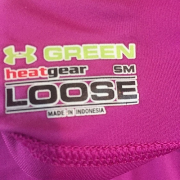 Under Armour Dry Fit Sz M Athletic top Akron Zips - Picture 6 of 6